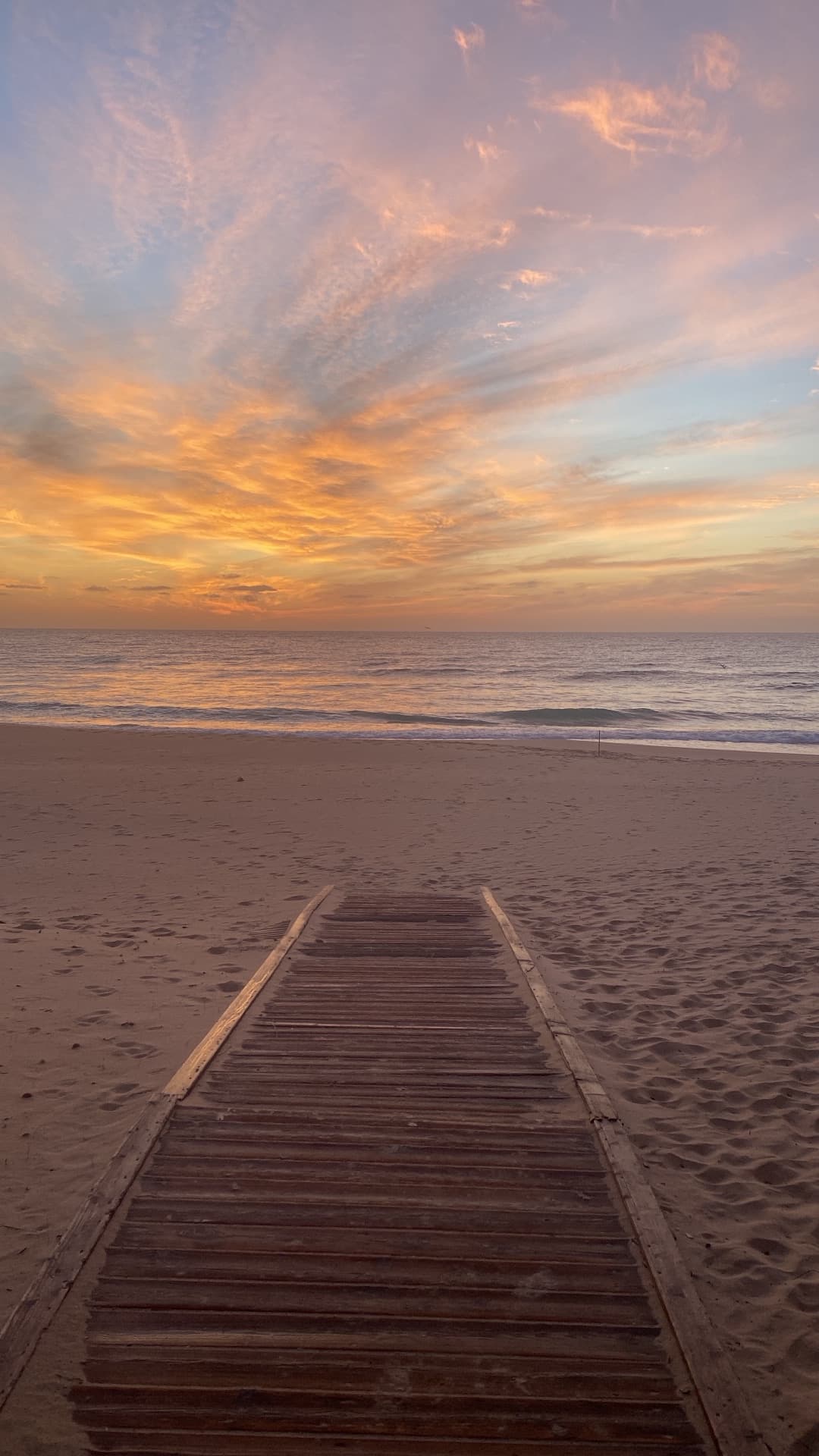 Beach at sunset