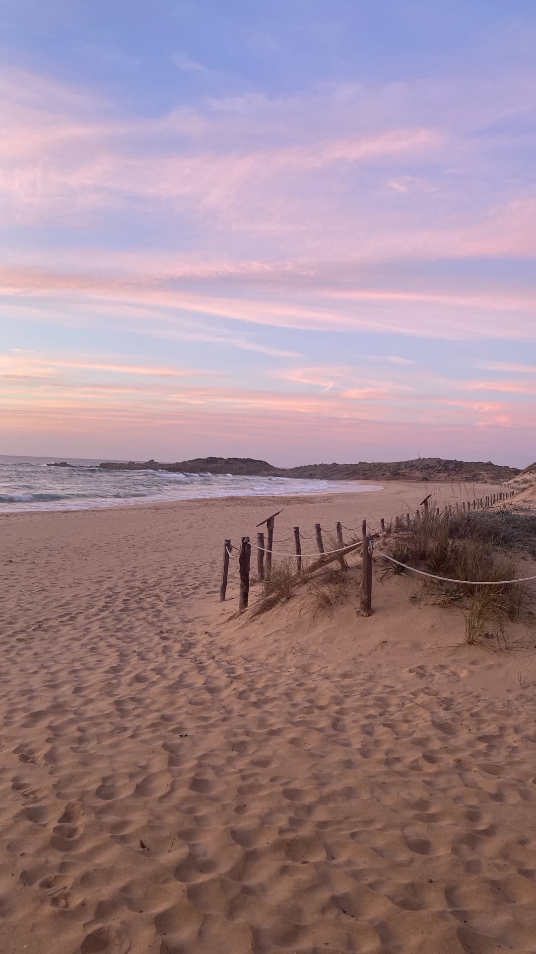 Beach at dusk